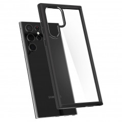 Kryt Spigen Ultra Hybrid na Samsung Galaxy S22 Ultra Křišťálově čistý  Matná černá