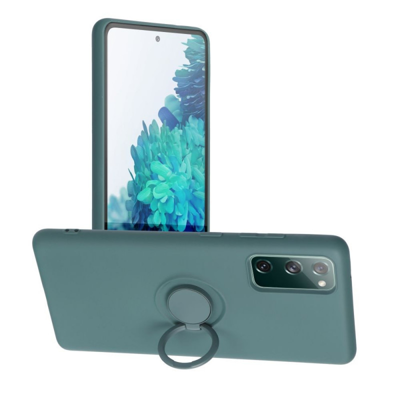Kryt Silicone ring na Samsung Galaxy S20 FE 5G 2022 Zelený