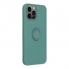 Kryt Silicone ring na Apple iPhone 13 Pro Max Zelený
