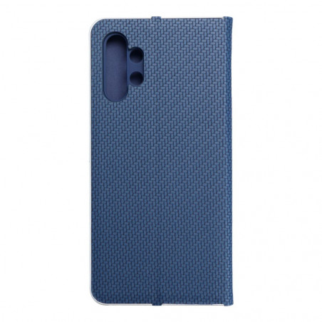 Peněženkové pouzdro LUNA Book Carbon na Samsung Galaxy A13 LTE Uhlíkové vlákno, Elegantní  Modrý