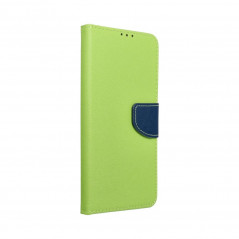 Peněženkové pouzdro Fancy Book na Samsung Galaxy A33 Limetkovo zelený / Námořnická modrá