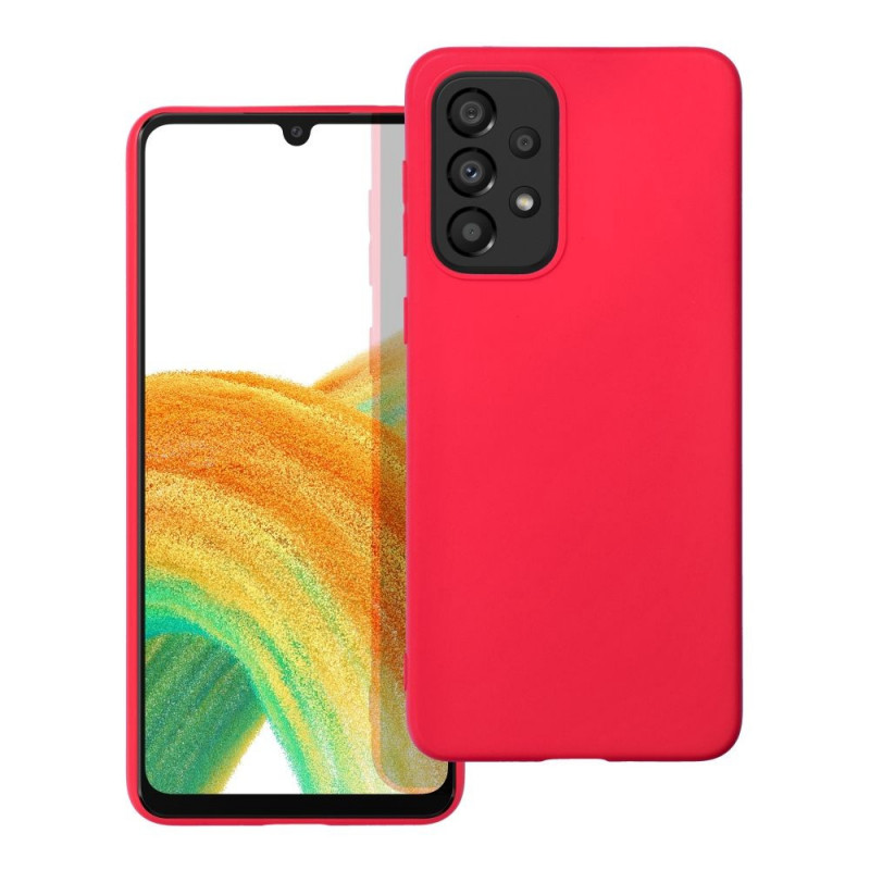 Kryt Soft na Samsung Galaxy A33 Červený