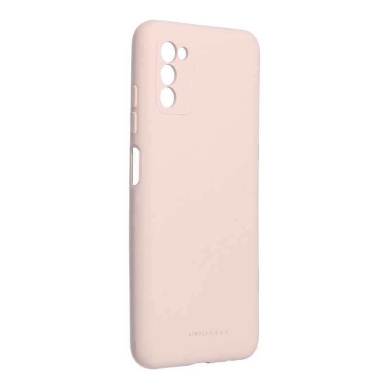 Kryt Roar Space na Samsung Galaxy A03s Jednobarevný, Elegantní  Růžový