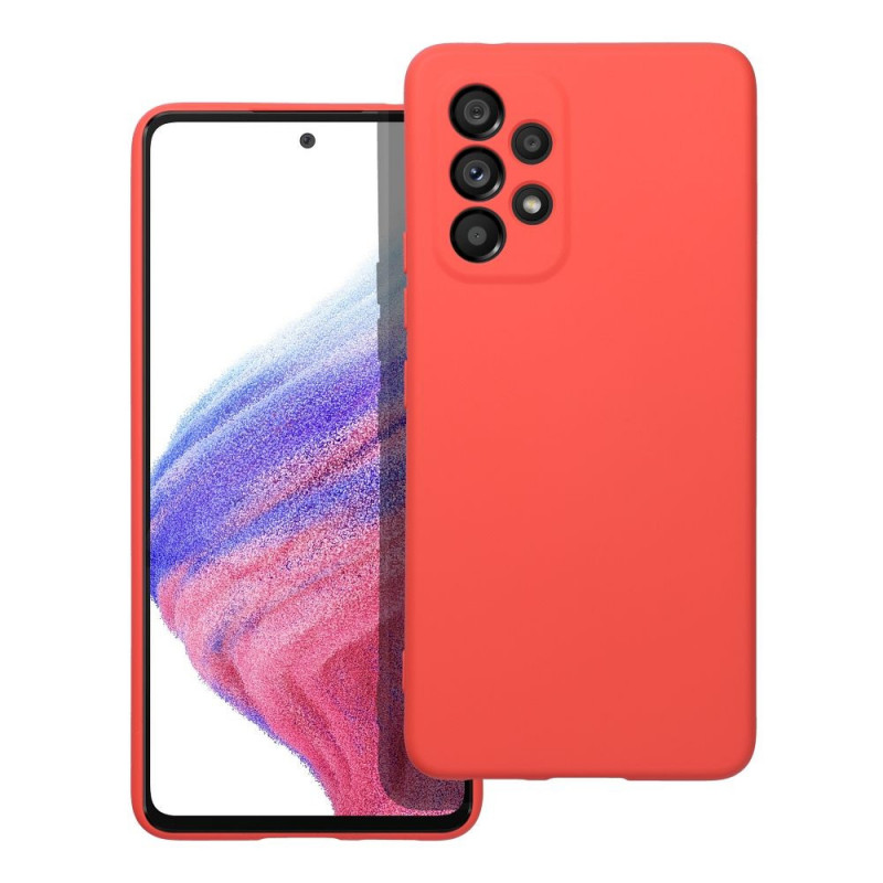 Kryt Silicone na Samsung Galaxy A53 5G Elegantní  Broskvový