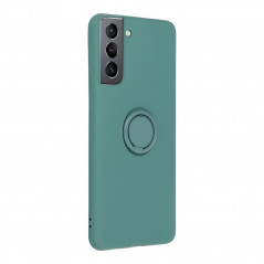 Kryt Silicone ring na Samsung Galaxy A32 5G Zelený