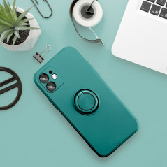 Kryt Silicone ring na Samsung Galaxy A52s 5G Zelený