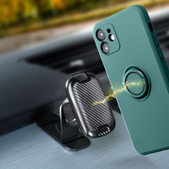 Kryt Silicone ring na Samsung Galaxy A52s 5G Zelený
