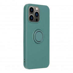 Kryt Silicone ring na Apple iPhone 13 Pro Zelený