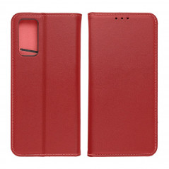 Peněženkové pouzdro Leather case SMART PRO na XIAOMI 11T PRO Elegantní  Vinově červený