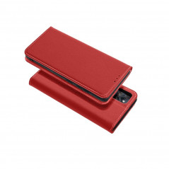 Peněženkové pouzdro Leather case SMART PRO na XIAOMI 11T PRO Elegantní  Vinově červený