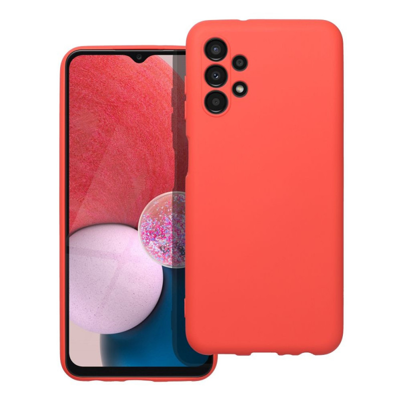 Kryt Silicone na Samsung Galaxy A13 LTE Elegantní  Broskvový