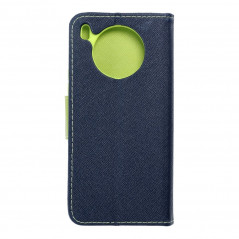Peněženkové pouzdro Fancy Book na Honor 50 Lite Námořnická modrá / Limetkovo zelený