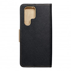 Peněženkové pouzdro Fancy Book na Samsung Galaxy S22 Ultra Černý
