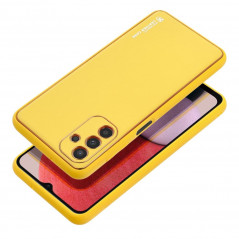 Kryt LEATHER na Samsung Galaxy A13 5G Žlutý