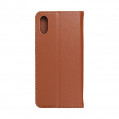 Peněženkové pouzdro Leather case SMART PRO na XIAOMI Redmi 9AT Elegantní  Hnědý