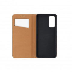 Peněženkové pouzdro Leather case SMART PRO na XIAOMI Redmi 9C NFC Elegantní  Hnědý