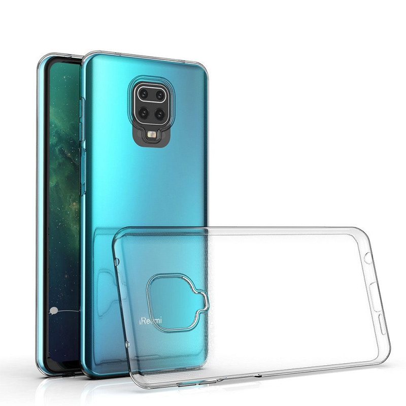 Kryt CLEAR 2mm BOX na XIAOMI Redmi Note 9S Průhledný