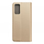 Peněženkové pouzdro Smart Case Book na Samsung Galaxy S20 FE 5G Zlatý