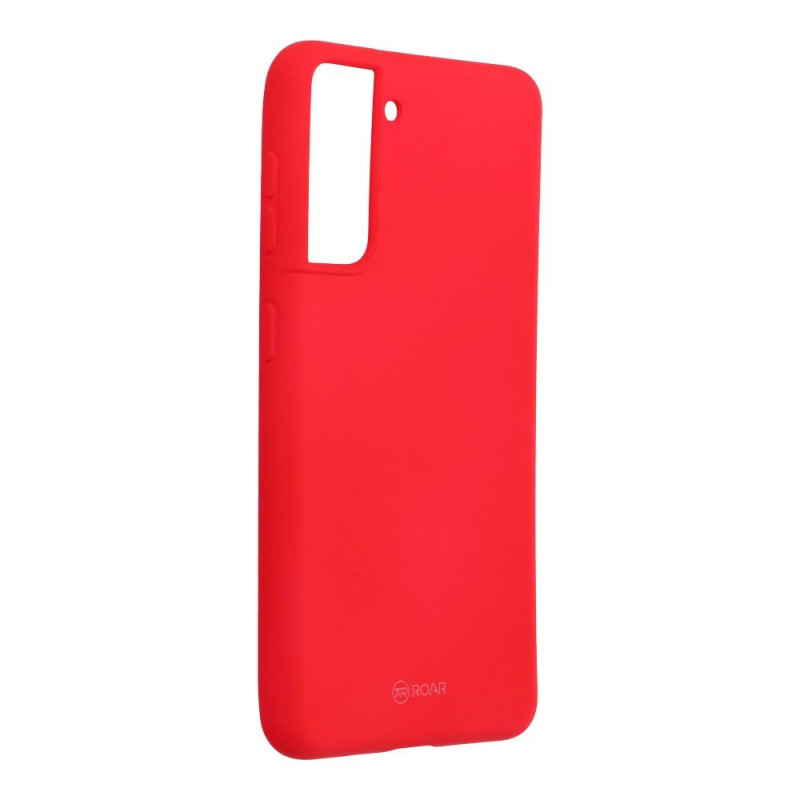 Kryt Roar Colorful Jelly na Samsung Galaxy S21 5G Zářivý růžový