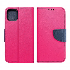 Peněženkové pouzdro Fancy Book na Apple iPhone 7 Růžova / Námořnická modrá