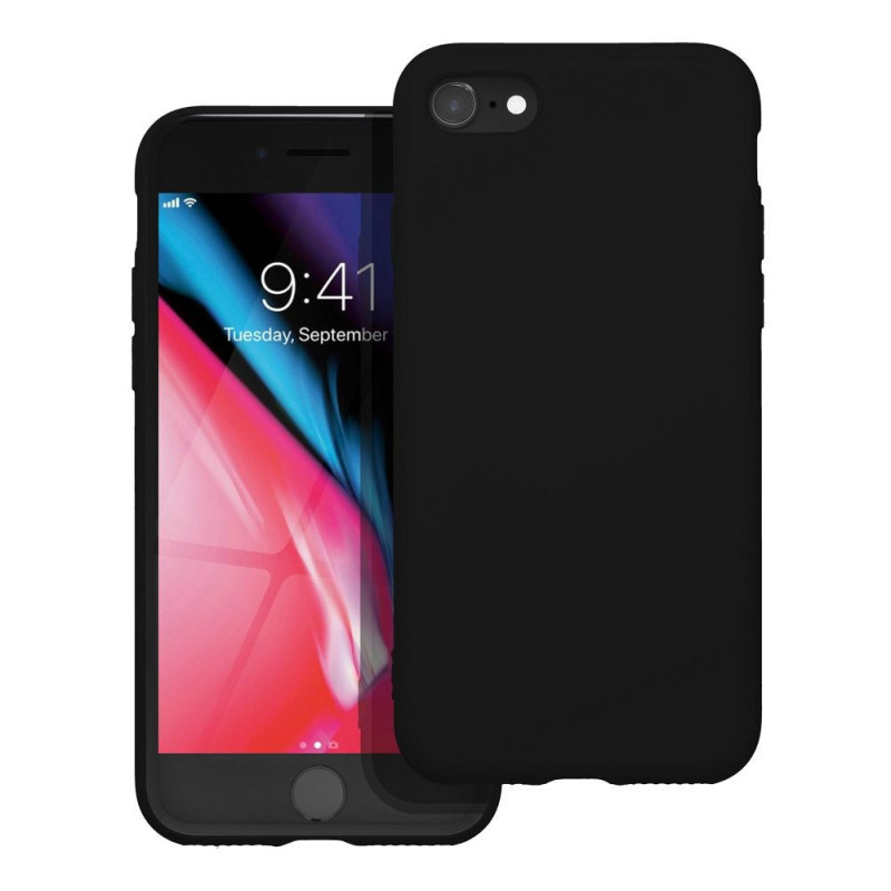 Kryt Silicone na Apple iPhone 8 Elegantní  Černý