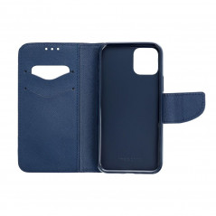 Peněženkové pouzdro Fancy Book na Apple iPhone 5 5S Červený / Námořnická modrá