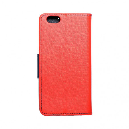 Peněženkové pouzdro Fancy Book na Apple iPhone 6 6S Červený / Námořnická modrá
