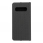 Peněženkové pouzdro LUNA Book Carbon na Samsung Galaxy S10 Uhlíkové vlákno, Elegantní  Černý