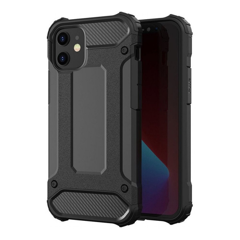 Tvrzený kryt Armor na Apple iPhone 12 Černý