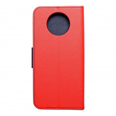 Peněženkové pouzdro Fancy Book na XIAOMI Redmi Note 9T Červený / Námořnická modrá