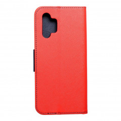 Peněženkové pouzdro Fancy Book na Samsung Galaxy A32 LTE Červený / Námořnická modrá