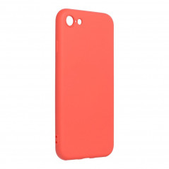 Kryt Silicone na Apple iPhone 7 Elegantní  Broskvový