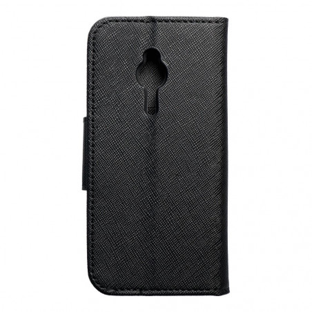 Peněženkové pouzdro Fancy Book na Nokia 230 Černý