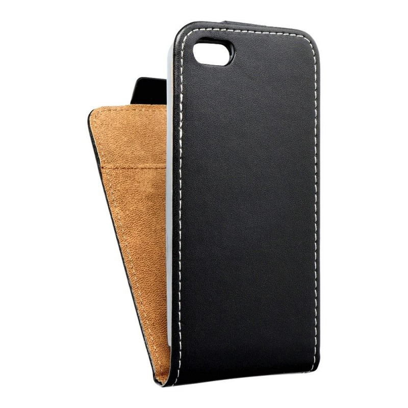 Vertikální pouzdro Slim Flexi Fresh na Apple iPhone 5 5S Černý