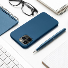 Kryt Silicone na Apple iPhone 8 Elegantní  Modrý