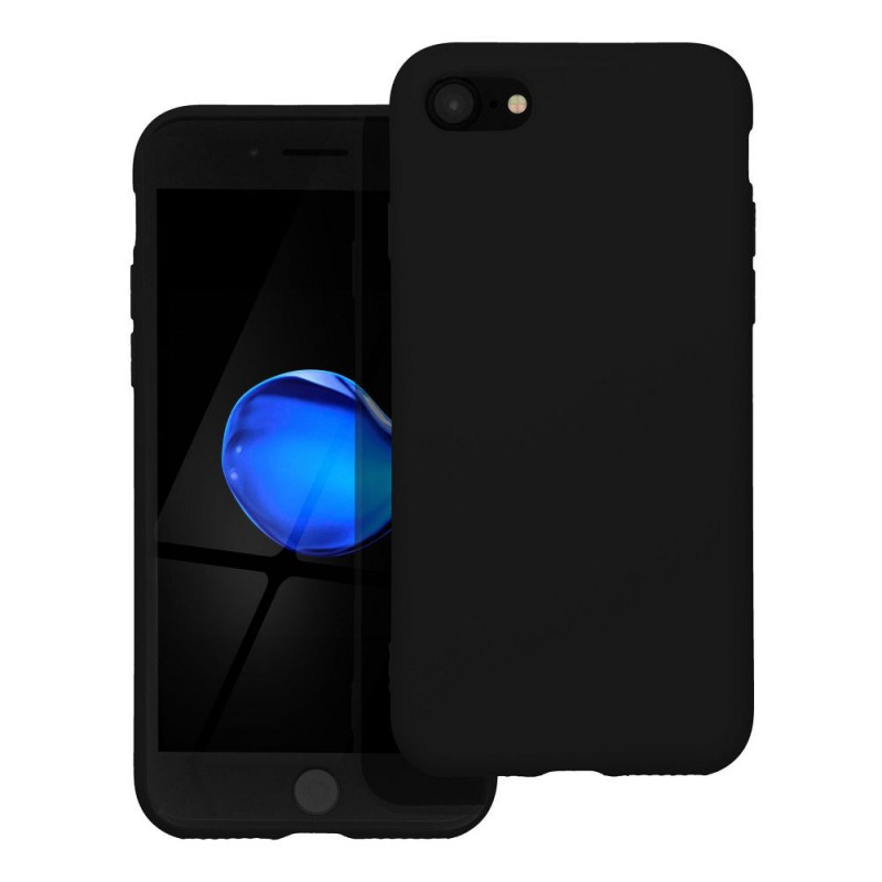 Kryt Silicone na Apple iPhone 7 Elegantní  Černý