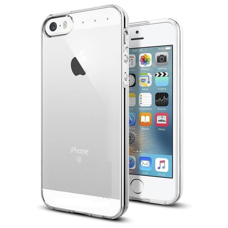 Kryt Ultra Slim 0,3mm na Apple iPhone SE Průhledný