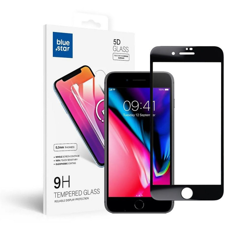 Tvrzené sklo  Blue Star 9H na Apple iPhone 8 Plus Průhledný