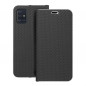 Peněženkové pouzdro LUNA Book Carbon na Samsung Galaxy A51 LTE Uhlíkové vlákno, Elegantní  Černý
