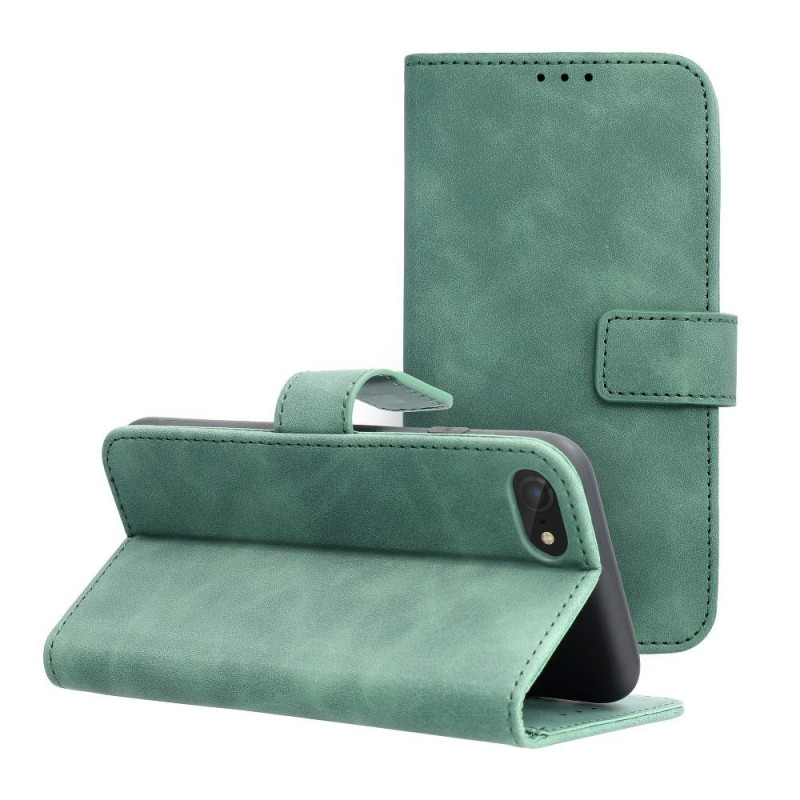Peněženkové pouzdro TENDER Book na Apple iPhone 7 Zelený