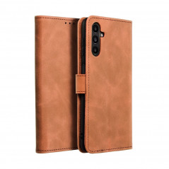 Peněženkové pouzdro TENDER Book na Samsung Galaxy A04s Hnědý