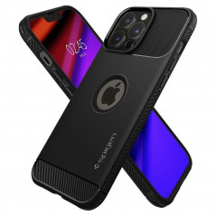Kryt Spigen Armor na Apple iPhone 13 Pro Max Uhlíkové vlákno, Elegantní  Černý