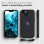 Kryt Spigen Ultra Hybrid na Apple iPhone 13 Křišťálově čistý  Matná černá mrazivá