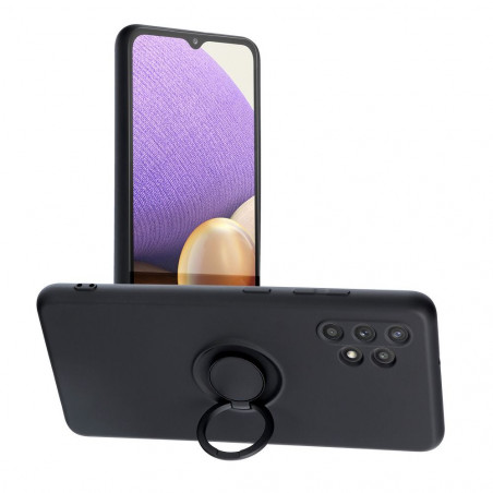 Kryt Silicone ring na Samsung Galaxy A32 LTE Černý