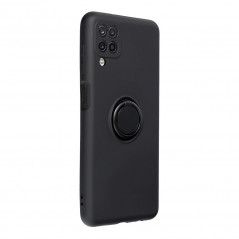 Kryt Silicone ring na Samsung Galaxy A12 Černý