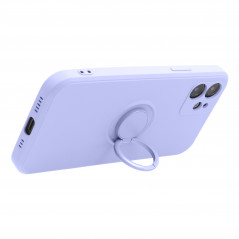 Kryt Silicone ring na Apple iPhone 8 Fialový (Violet)