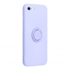 Kryt Silicone ring na Apple iPhone SE 2022 5G Fialový (Violet)