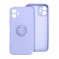 Kryt Silicone ring na Apple iPhone SE 2022 5G Fialový (Violet)