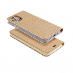 Peněženkové pouzdro LUNA Book Gold na XIAOMI Redmi 9C Elegantní  Zlatý