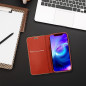 Peněženkové pouzdro LUNA Book Gold na XIAOMI Redmi Note 10 Elegantní  Červený